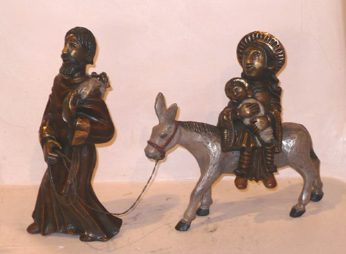 Cast Bronze Nativity