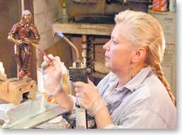 Creating the patina