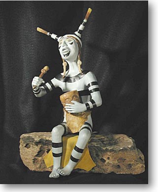 Hano Drummer (Southwestern Bronze)
