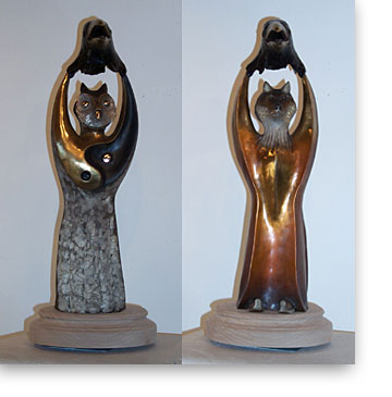 Masked Forest Shaman (Southwestern Bronze)